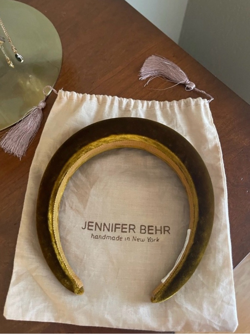 Jennifer Behr Velvet Headband